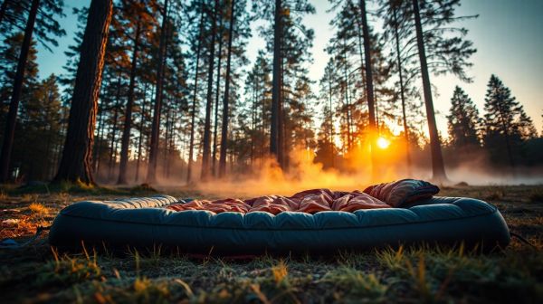 Top 5 matelas gonflables pour un sommeil optimal en camping